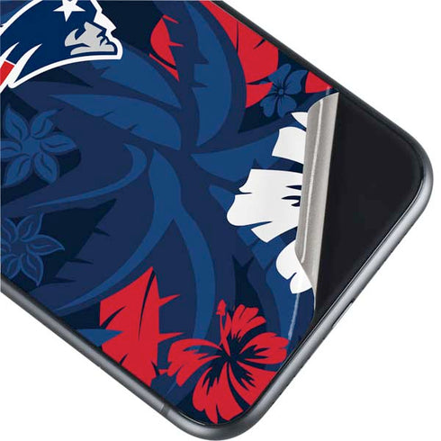 NFL New England Patriots Tropical Print iPhone 11 Skin
